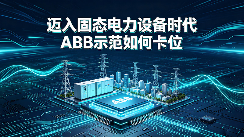 迈入固态电力设备时代，ABB示范如何卡位